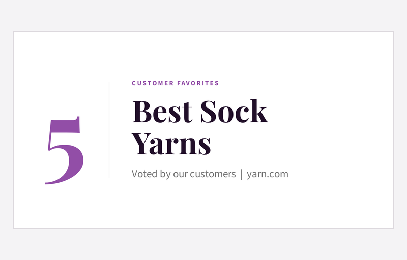 The 5 Best Sock Yarns, Voted by Our Customers