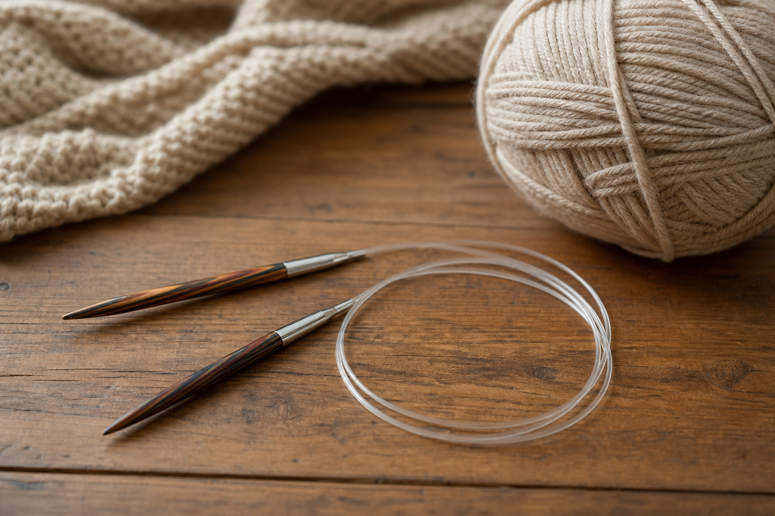 How to Fix Curly Circular Needle Cords | Quick Knitting Fix