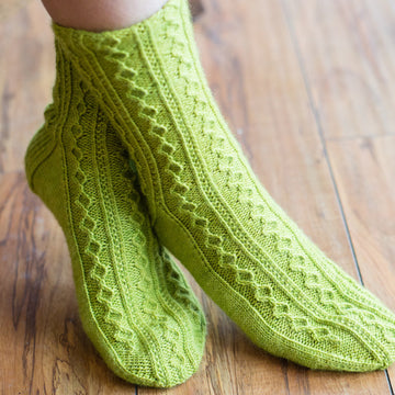 SweetGeorgia Slackcountry Socks Knitting Pattern