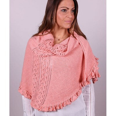 Plymouth Yarn 2991 Shawl Wrap Knitting Pattern