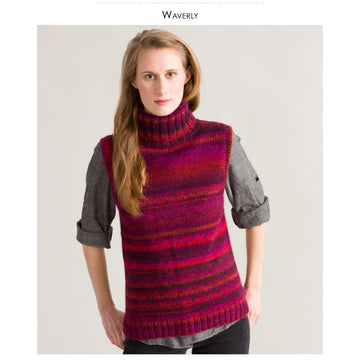 Classic Elite Yarns Waverly Vest Knitting Pattern