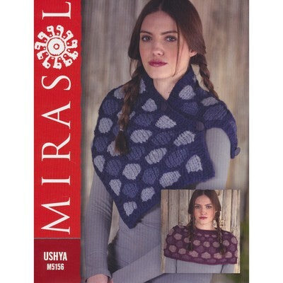 Mirasol 5156 Poncho & Shoulder Wrap Cape Knitting Pattern