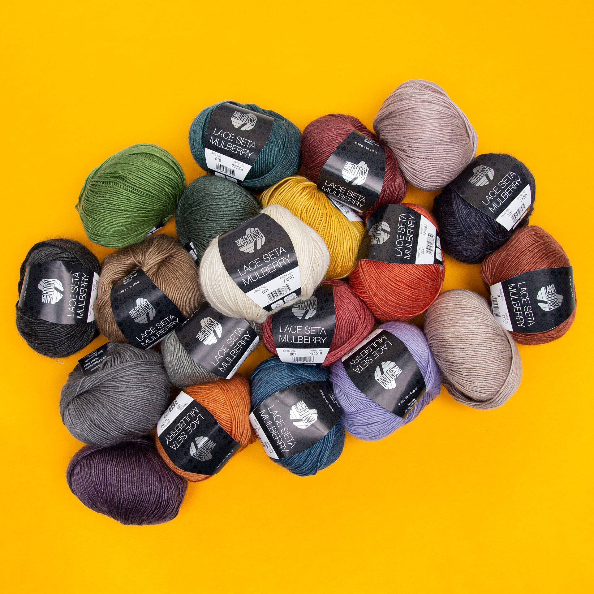 Lana Grossa Lace Seta Mulberry Yarn - Silk Sport