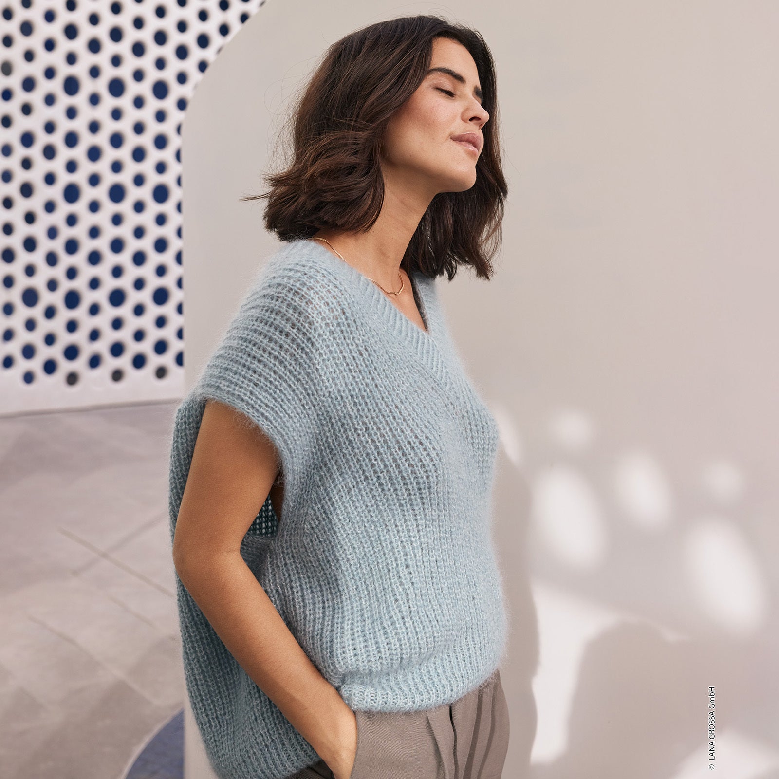 Lana Grossa Pullover Jumper Knitting Pattern