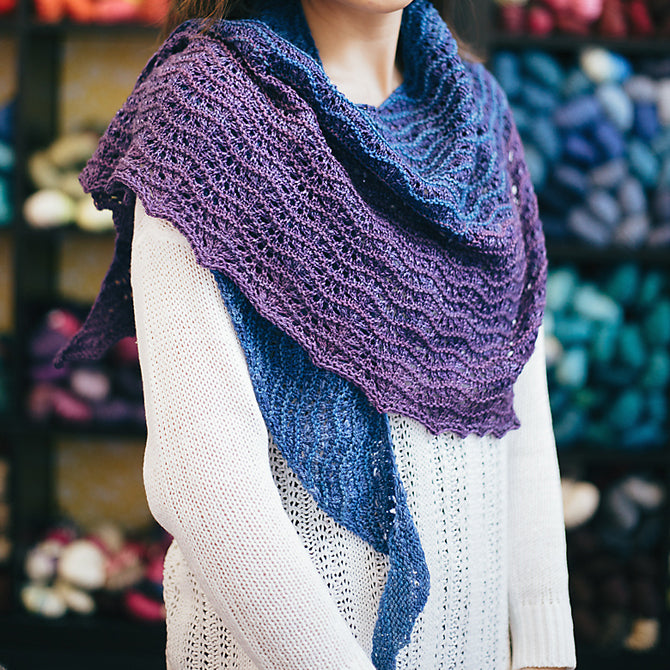 SweetGeorgia Attu Wrap Knitting Pattern