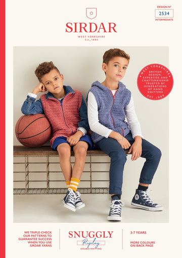 Sirdar 2534 Textured Vest PDF