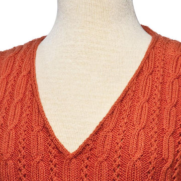 Cable and Openwork Vest - #179