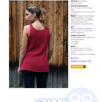 Berroco Narrows Jumper Knitting Pattern