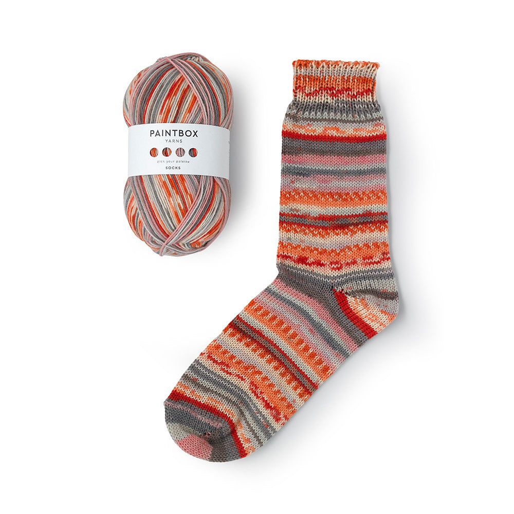 Paintbox Yarns Socks 5 Ball Value Pack Yarn - Wool 4 Ply