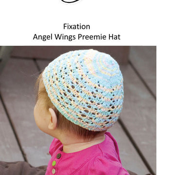 Angel Wings Preemie Hat Knitting Pattern