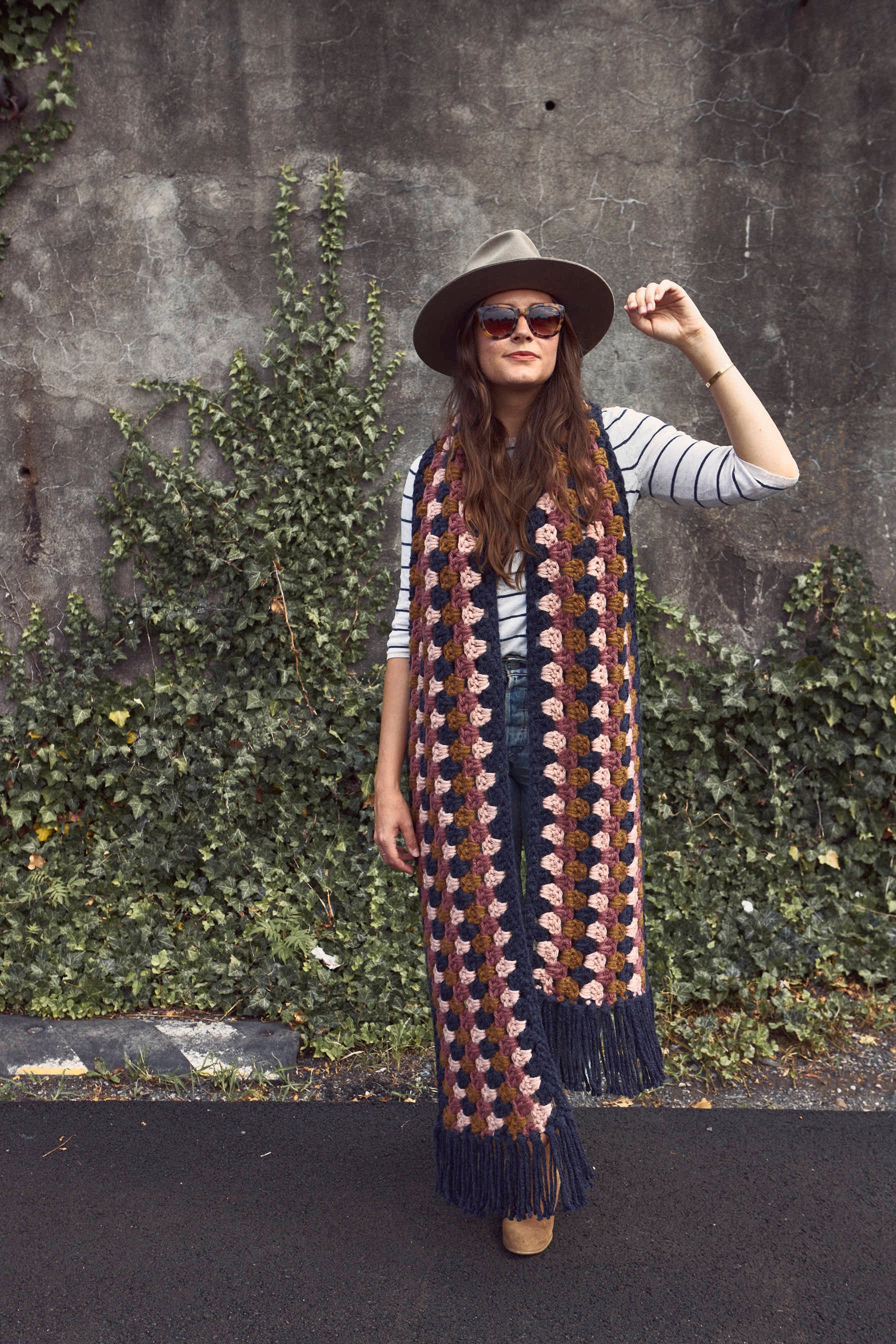Color Pop Super Scarf Crochet Pattern