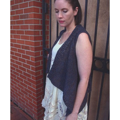 Plymouth Yarn 2818 Women's Draped Cardi Knitting Pattern