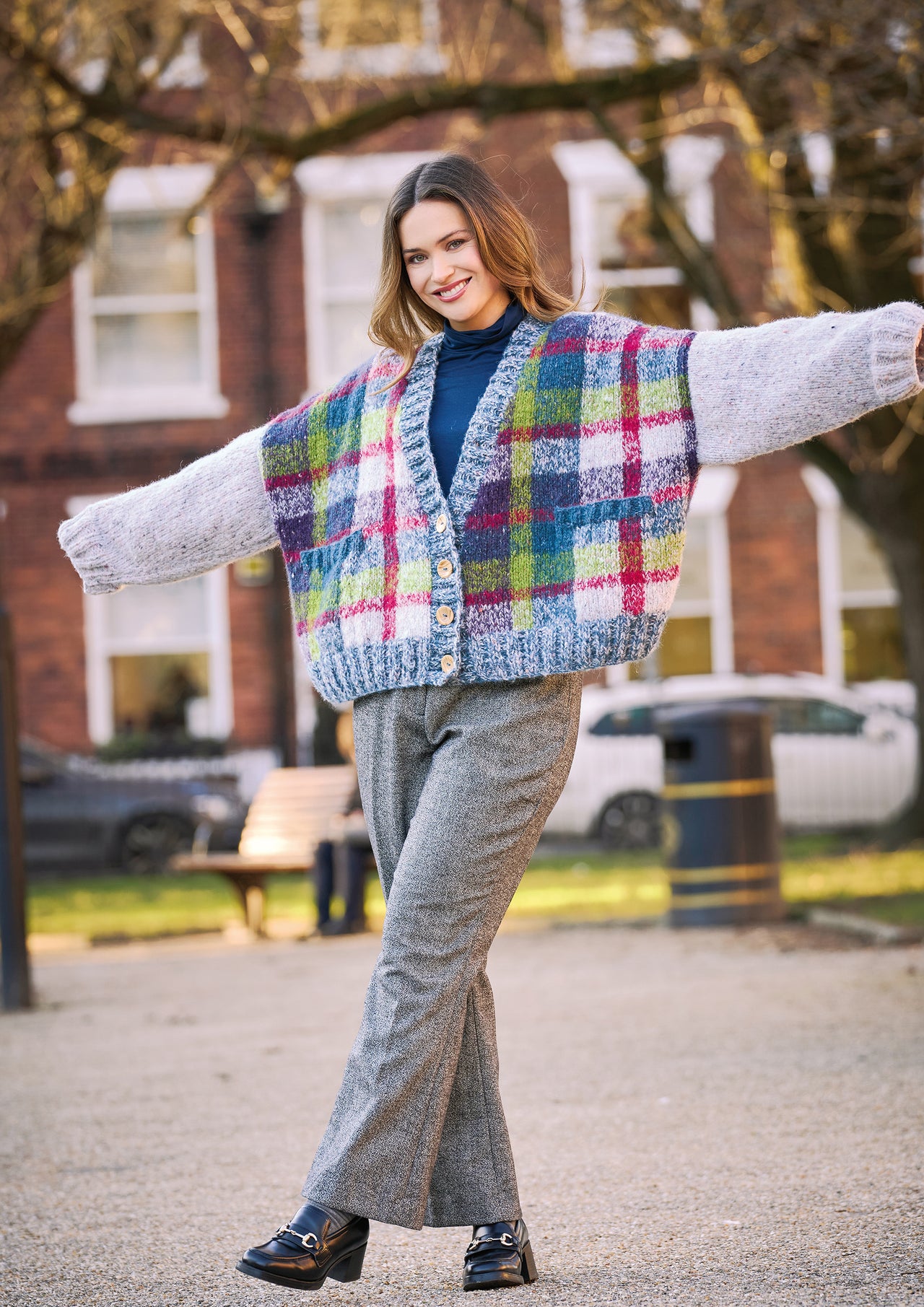 Vapour Cardigan in Rowan Fine Tweed Haze PDF
