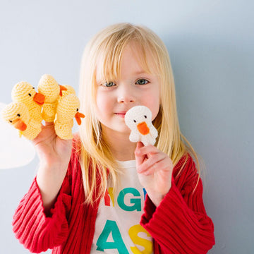 5 Little Ducks Finger Puppets