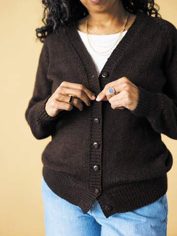 Solace Cardigan in Berroco Biella