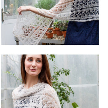 Louet Monica Wrap Knitting Pattern