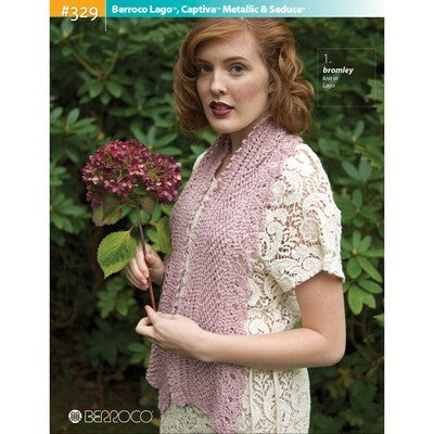 Berroco 329 Lago, Seduce & Captiva Metallic Knitting Pattern