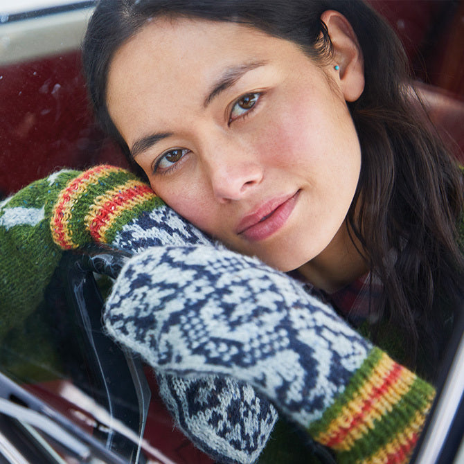 Rowan Aune Mittens Knitting Pattern