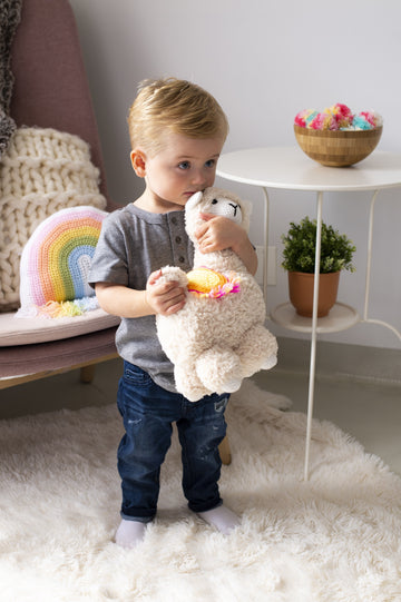 Lola Llama in Lion Brand Feels Like Butta, Go For Faux & Just My Stripe PDF