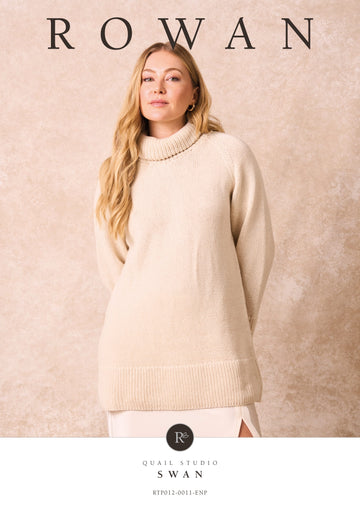 Swan Sweater Jumper Knitting Pattern
