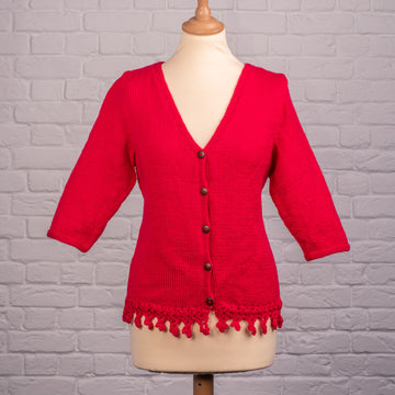 Deramores Ladies Crochet Edge Cardigan Pattern