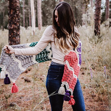 Wander Easy Crochet Shawl