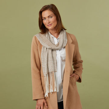 Valley Yarns #287 Birch Bark Scarf