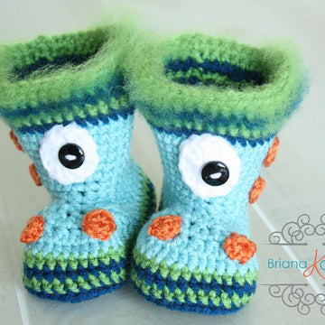 Monster Boots Newborn - 18 Months