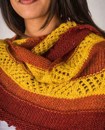 Medina Shawl Wrap Knitting Pattern