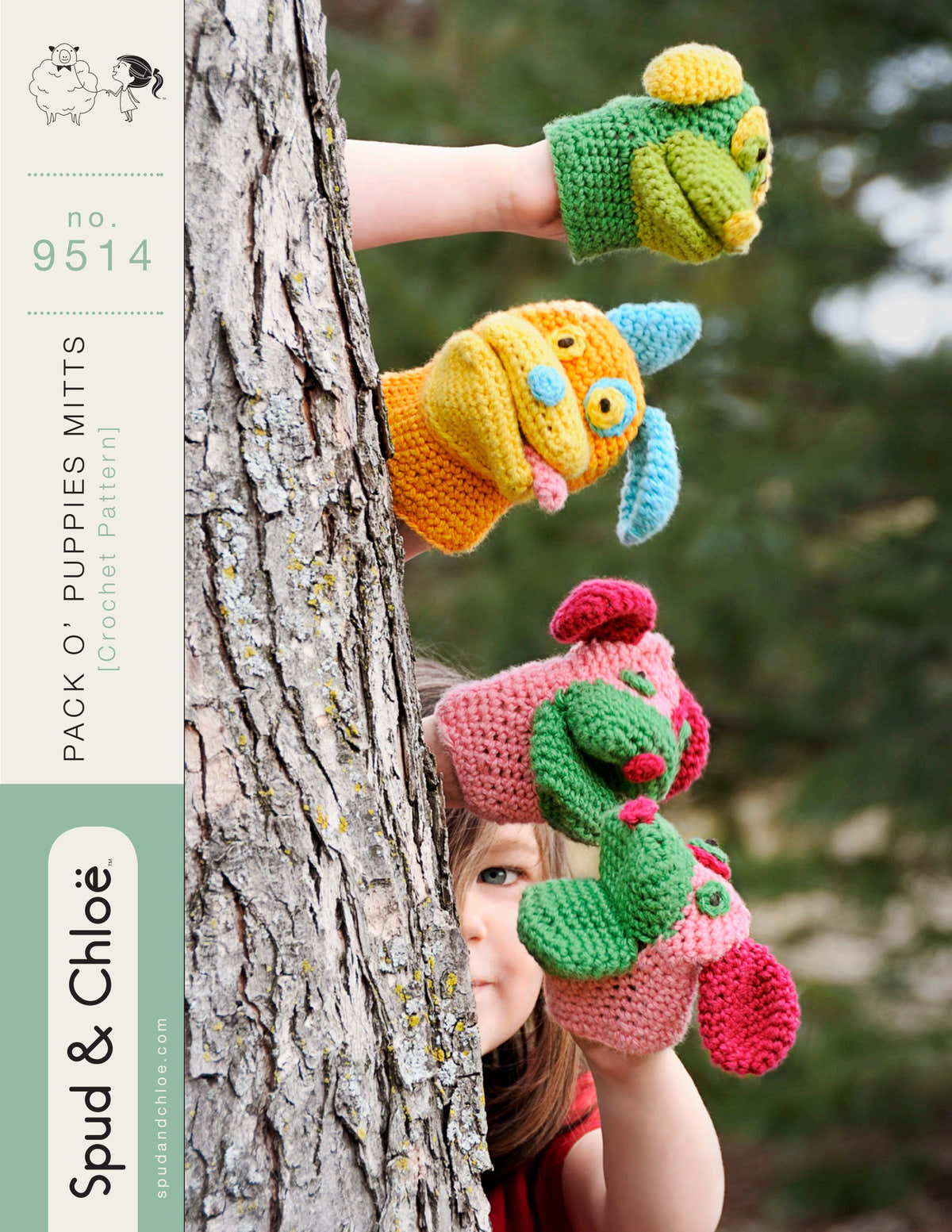 Pack O' Puppies Mitts Toy Crochet Pattern