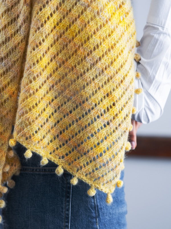 Strawflower Scarf Knitting Pattern