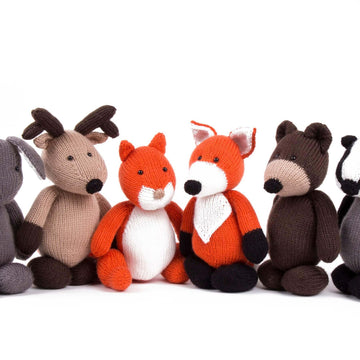 Deramores Woodland Animals Toy Knitting Pattern