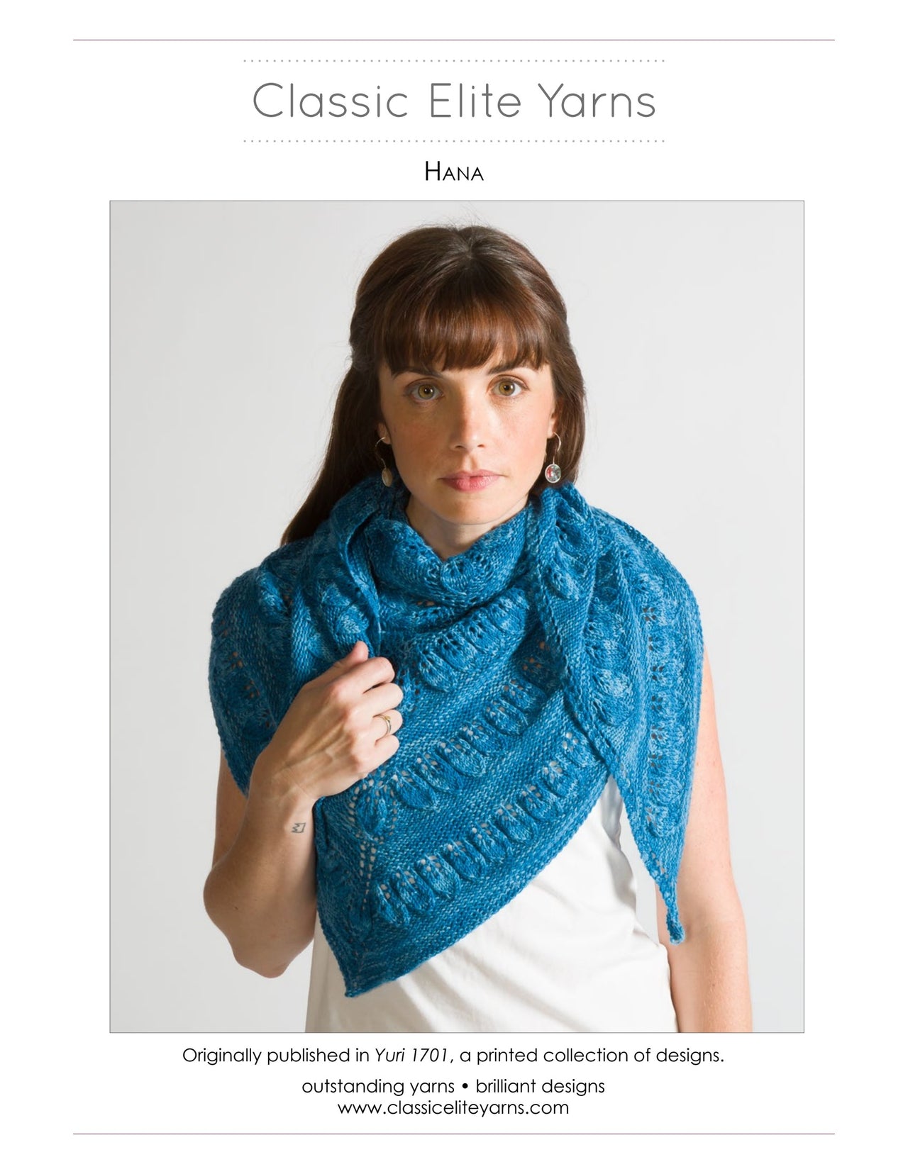 Classic Elite Yarns Hana Scarf Knitting Pattern