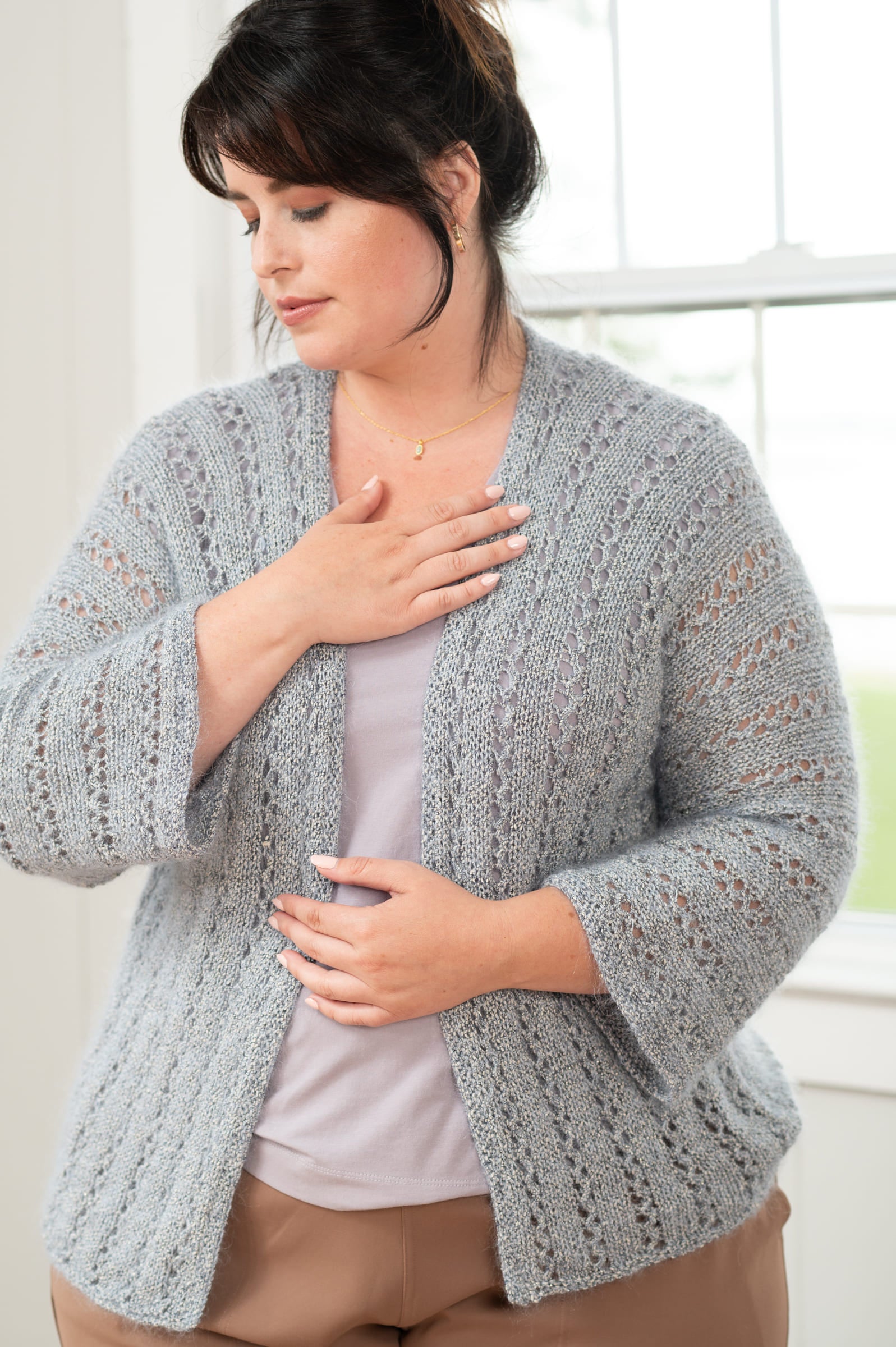 Berroco Rest & Reset Halaby Cardigan Knitting Pattern