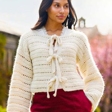 Pixie Tie Cardigan Crochet Pattern