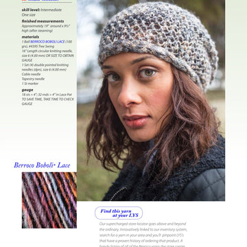 Berroco Sly Hat Knitting Pattern
