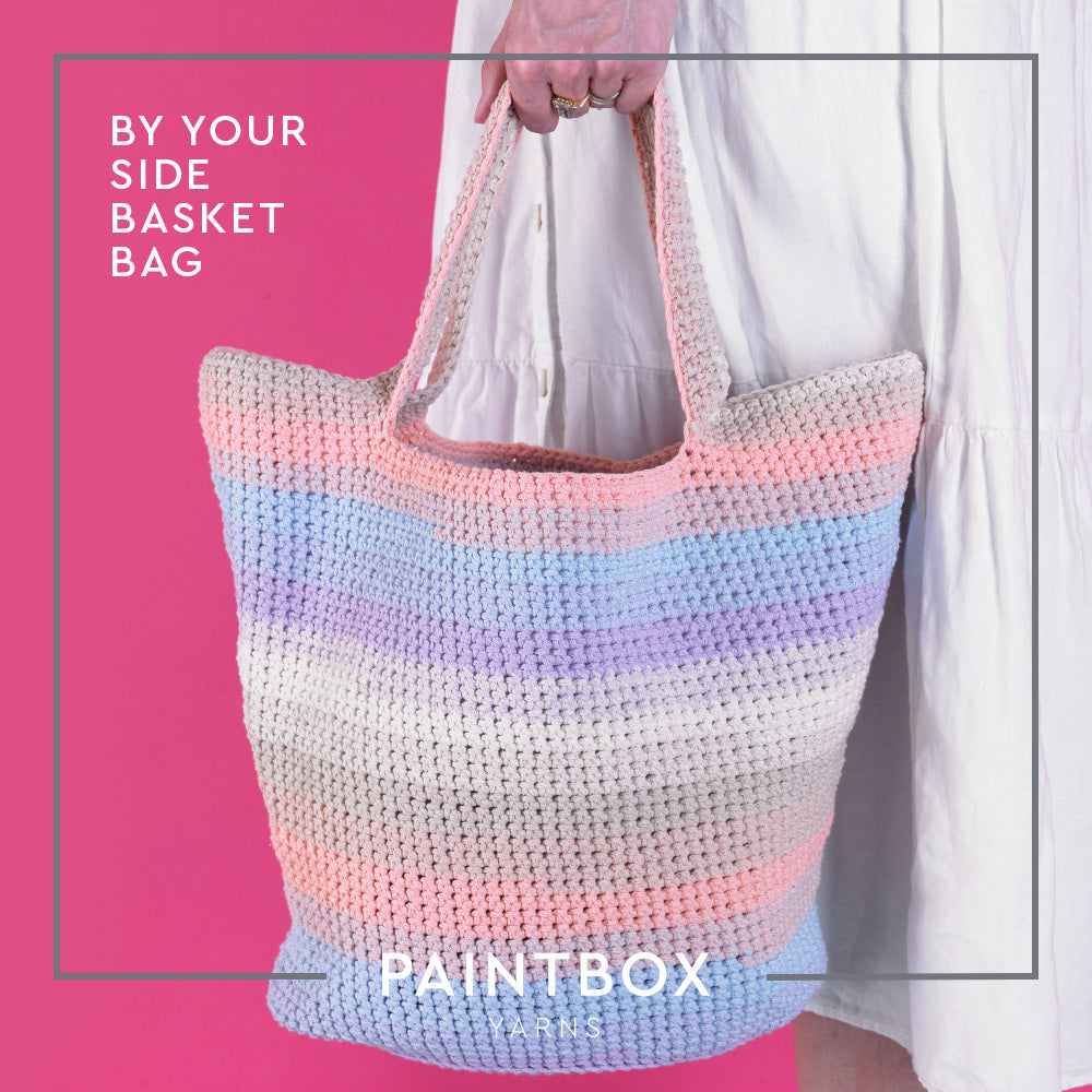 Paintbox Yarns By Your Side Basket Bag Crochet Pattern