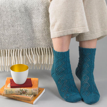 Debbie Bliss Enya Socks Knitting Pattern