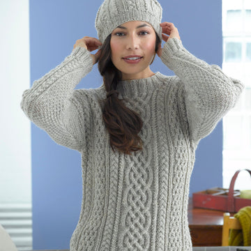 Inishturk Sweater and Tam Hat Knitting Pattern