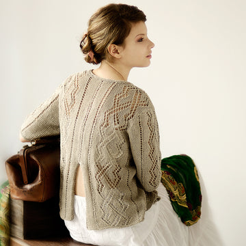 Louet Hysope Cardigan Knitting Pattern