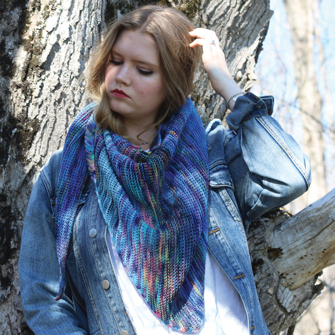 Koigu Dreamboat Shawl Wrap Knitting Pattern