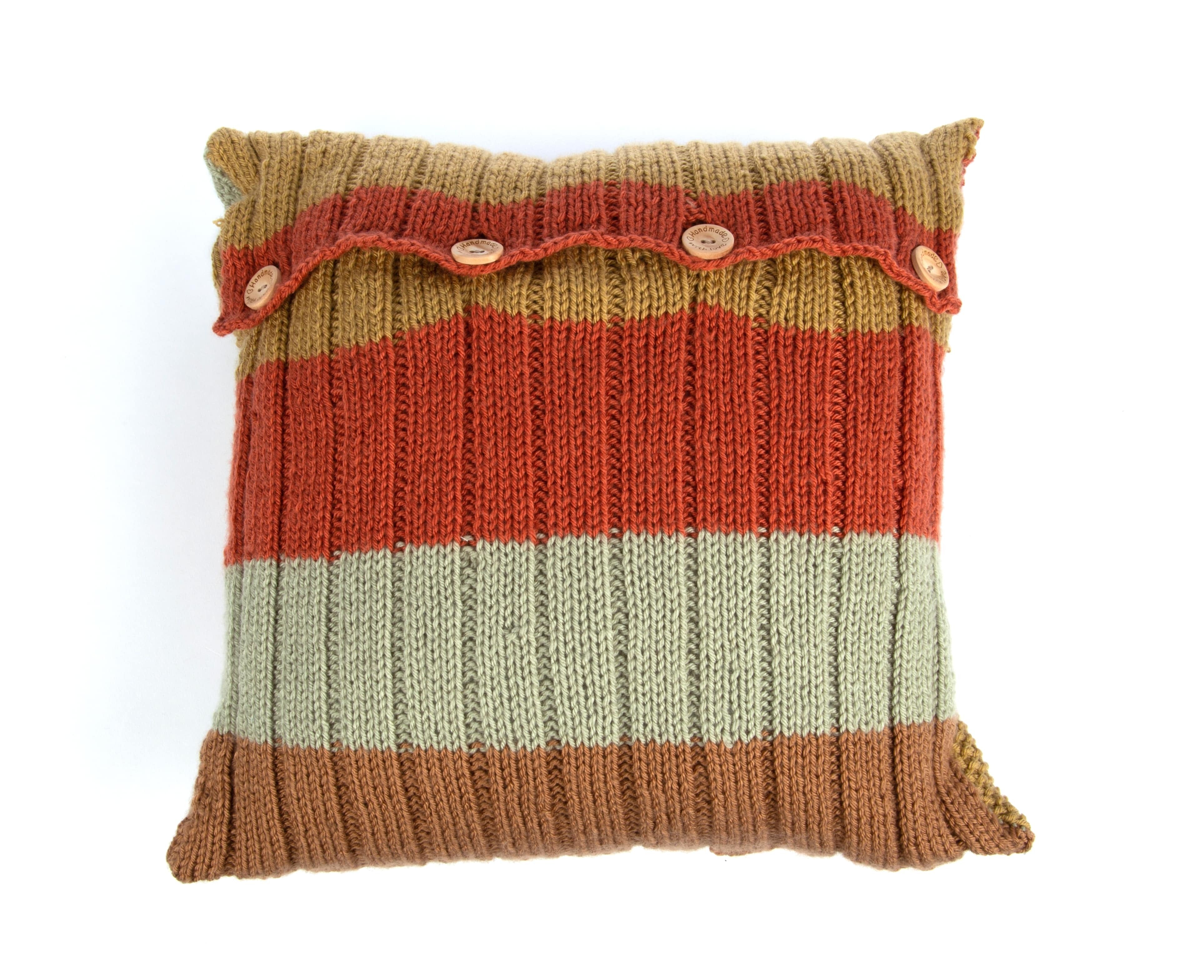 Deramores Patchwork Throw and Cushion Knitting Pattern