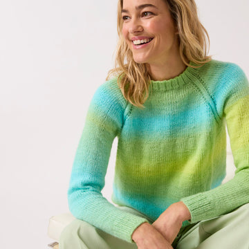 Sirdar Round The Raglan Sweater Jumper Knitting Pattern