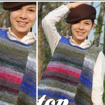 Noro Tank Top (Akita) Jumper Knitting Pattern