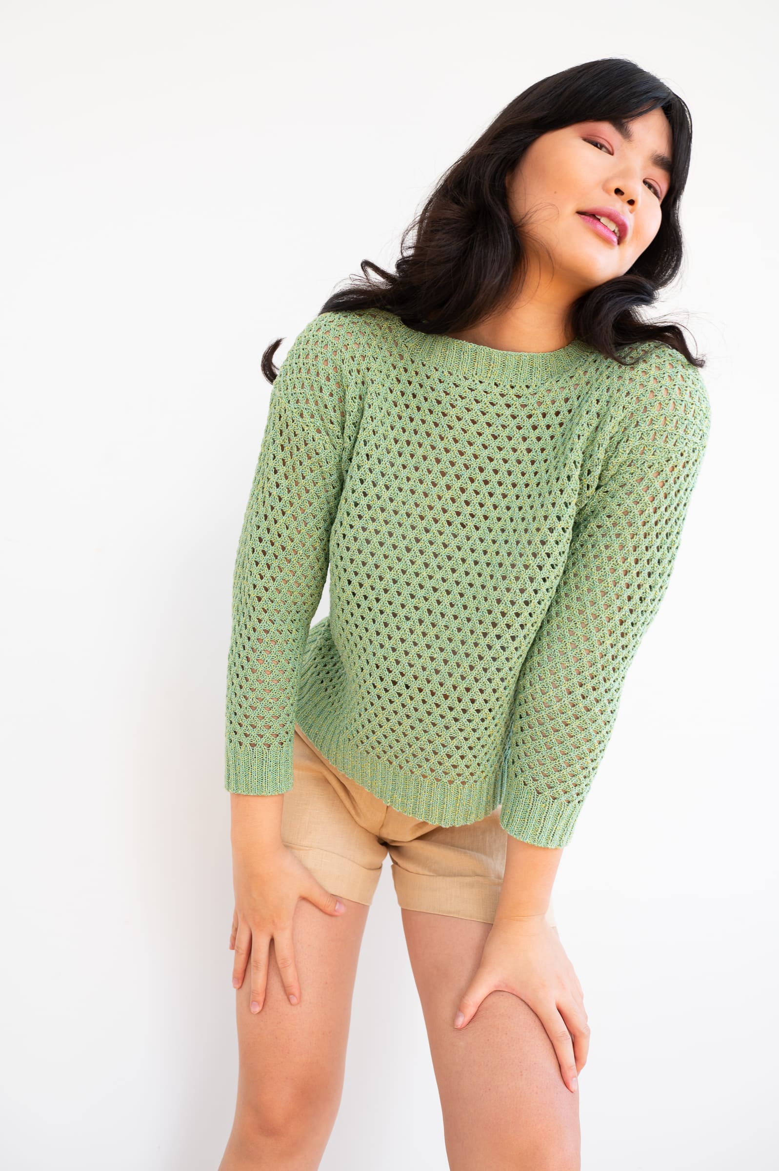Berroco Lighted Structures Louvre Jumper Knitting Pattern