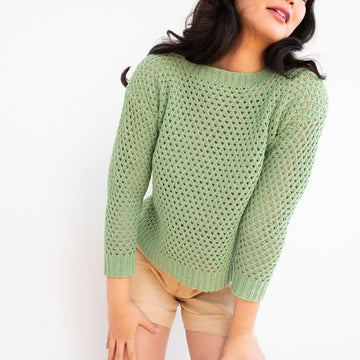 Berroco Lighted Structures Louvre Jumper Knitting Pattern