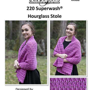 Cascade Yarns Hourglass Stole Cowl Crochet Pattern