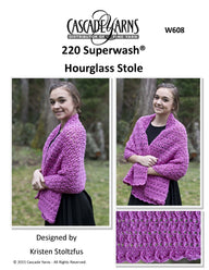 Cascade Yarns Hourglass Stole Cowl Crochet Pattern