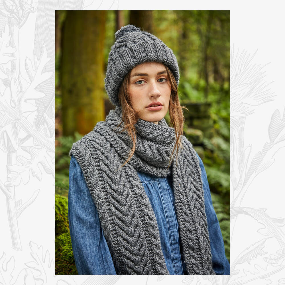 Willow & Lark Anna Hat & Scarf Knitting Pattern