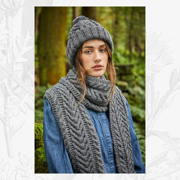 Willow & Lark Anna Hat & Scarf Knitting Pattern